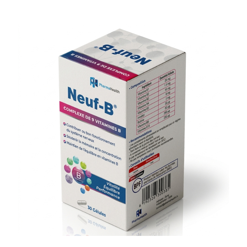 PHARMAHEALTH NEUF B 30 GELULES PHARMASHOP