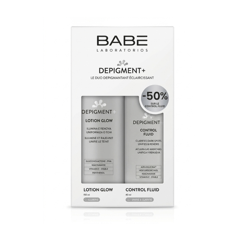 BABE DEPIGMENT LE DUO DEPIGMENTANT ECLAIRCISSANT 50% SUR LE CONTROL FLUID PHARMASHOP