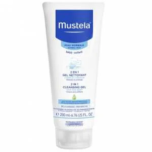 MUSTELA Gel Cheveux et Corps 2 en 1, 200ml