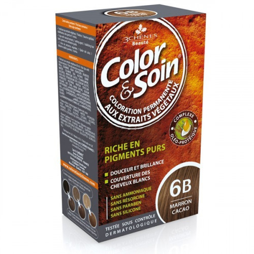 COLOR & SOIN COLORATION MARRON CACAO 6B-pharmashop