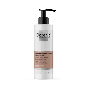 CLARENIA GEL NETTOYANT ECLAIRCISSANT DOUBLE ACTION PNS 200ML-pharmashop