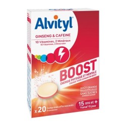 ALVITYL TONUS BOOST EFFERVESCENT 20 COMPRIMES pharmashop